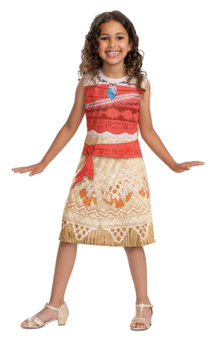 kids disney moana vaiana plus costume