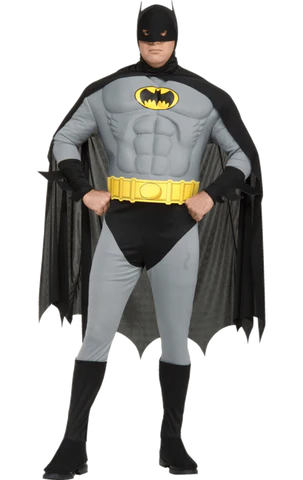 Muscle Chest Batman Costume (plus size)