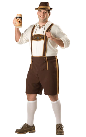 Bavarian Man (plus size) costume