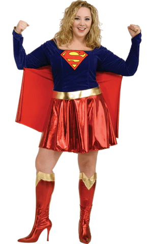 Supergirl Hero Costume (plus size)