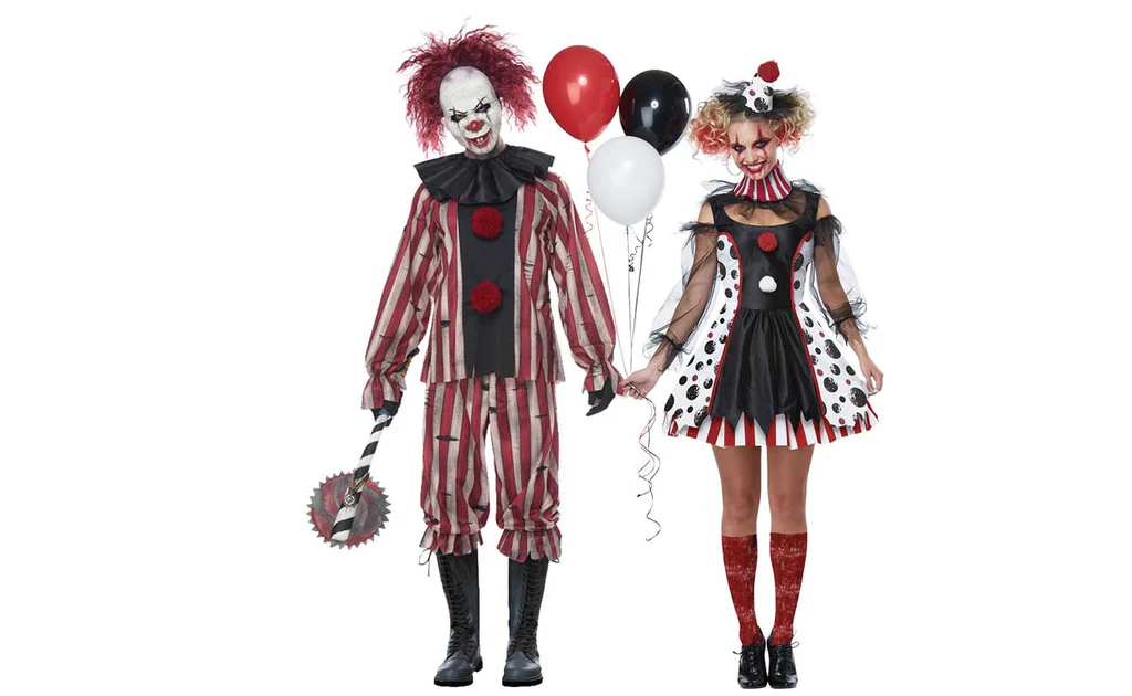 Circus clown costumes