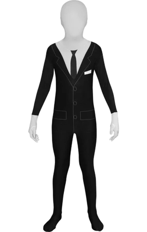 Kids Slenderman Morphsuit Costume
