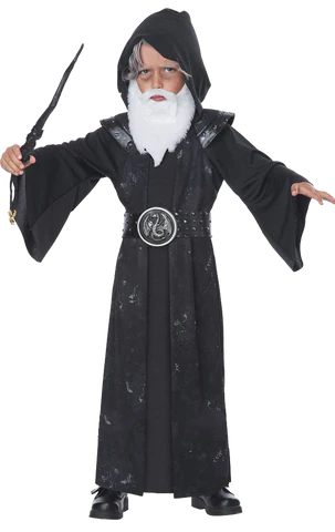 Boys Gothic Wizard Costume