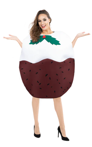 Adult Christmas pudding costume