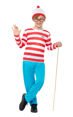 Boys Where's Wally Costume