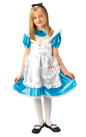 kids deluxe alice in wonderland costume