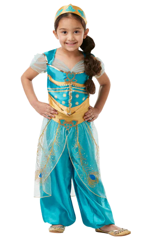 Girls Jasmine Aladdin Movie Costume