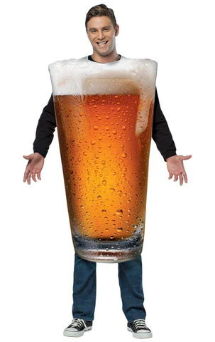 Mens Pint of Beer Costume