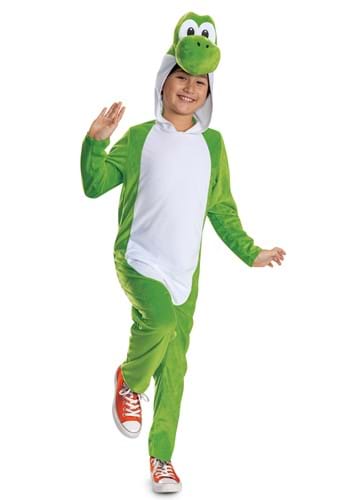 Kids Super Mario Yoshi Hooded Jumpsuit