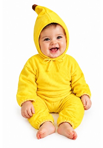 Infant Yellow Banana Pajama Costume