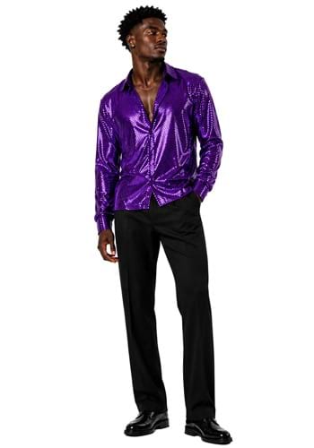 Mens Dance Fever Purple Costume