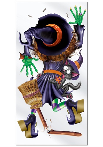 Witch Crashing Door Cover