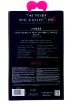 Styleable Fever Amber Black Wig back