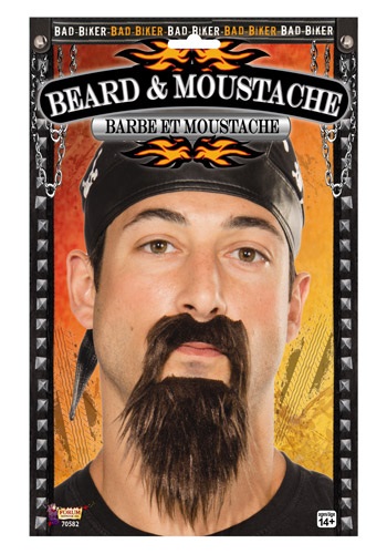 Biker Beard & Moustache