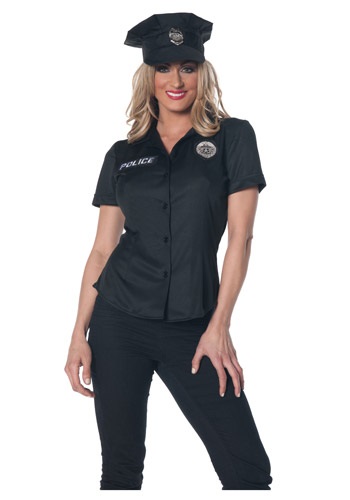 Womens Plus Size Police Shirt
