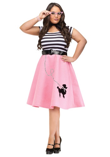 Plus Size Poodle Skirt Dress