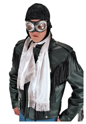 Aviator Scarf White