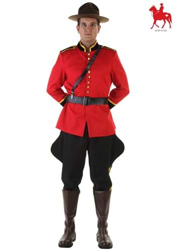 Plus Size Canadian Mountie Costume Logo Update