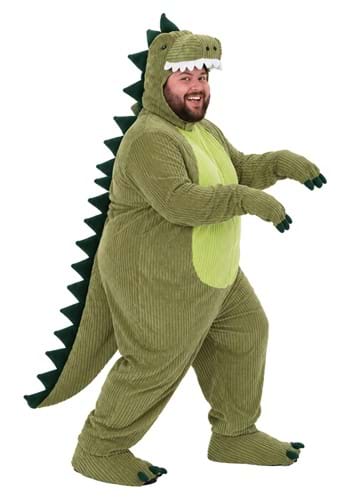 Adult Plus Size Green TRex Costume UPD 1