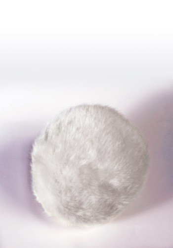 Deluxe White Plush Bunny Tail