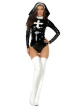 Womens Heavenly Hottie Nun Costume alt 2