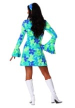 Plus Size Wild Flower 70s Retro Dress Costume