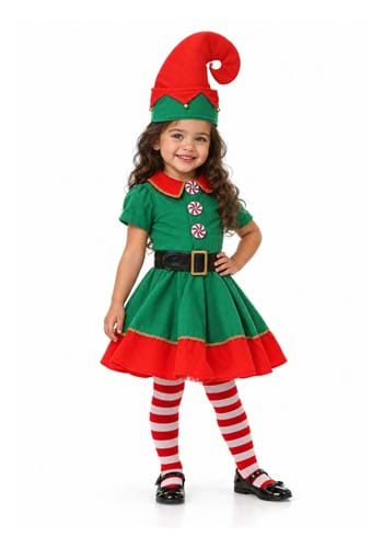 Toddler Holiday Elf Costume upd