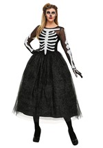 Women's Skeleton Beauty Costume Alt 2