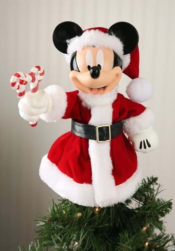 Santa Mickey Mouse Treetop Tabletop Piece-update
