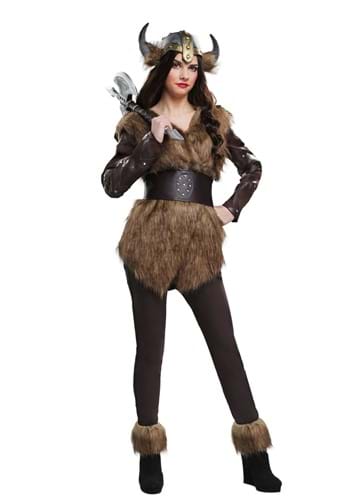 Warrior Viking Womens Costume-0