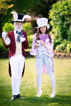 Men's White Rabbit Costume
