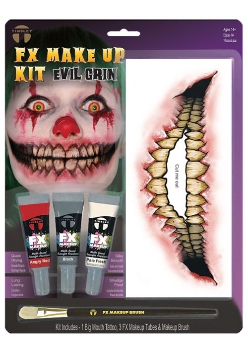 Evil Clown FX Tattoo Kit 