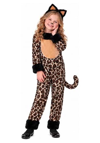 Girl's Deluxe Leopard Costume