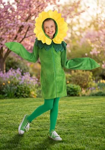 Girl's Flower Hoodie Dress2