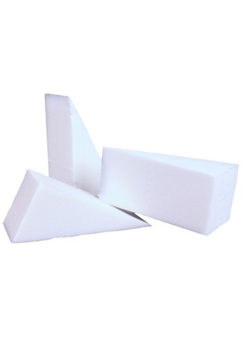 Non Latex Triangular Foam Sponge 6 pack