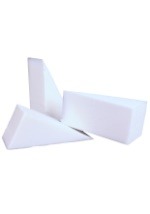 Non Latex Triangular Foam Sponge 6 pack