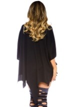Black Glitter Web Poncho alt 2