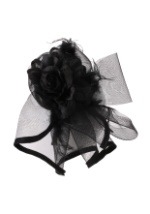 Black Fascinator Headband2