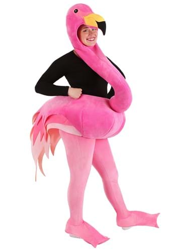 Adult Graceful Flamingo Costume Alt 1