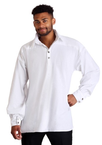 Men's White Renaissance Shirt Main Update