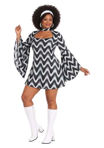 Womens Silver Queen Disco Costume UPD 2