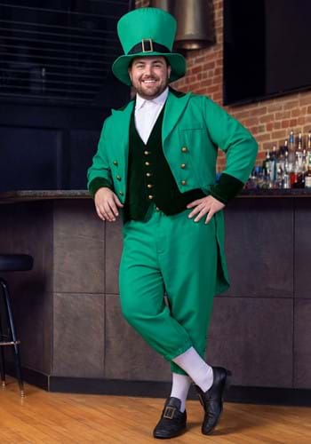 Plus Size Leprechaun Costume1