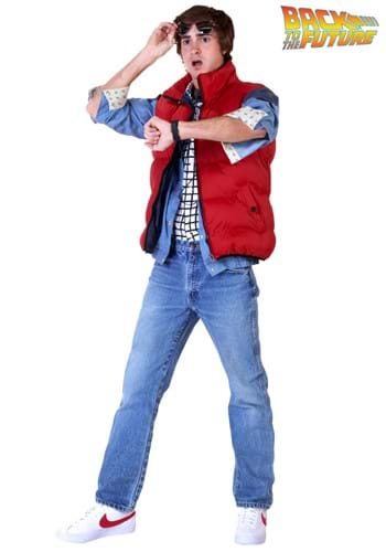 Back to the Future Marty McFly Men's Plus Size Costume