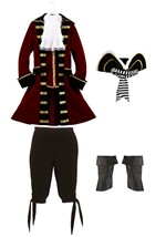 Plus Size Deluxe Captain Hook Costume Alt 16