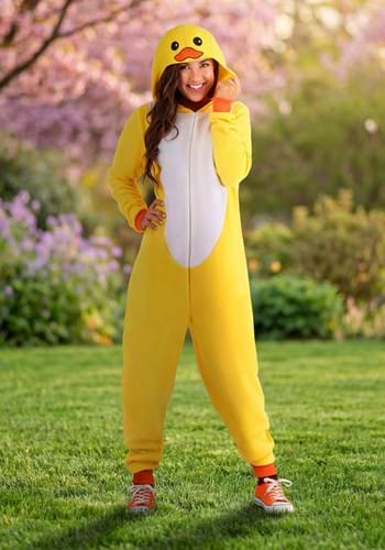 Yellow Duck Onesie for Adults