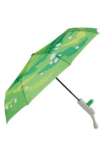 Rick and Morty Portal Gun Compact Umbrella Main