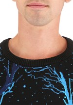 Prowling Werewolf Ugly Halloween Adult Sweater alt3