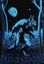 Prowling Werewolf Ugly Halloween Adult Sweater alt4