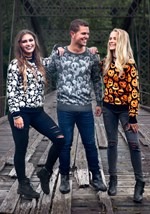 Adult Ghoulish Ghosts Halloween Sweater alt2