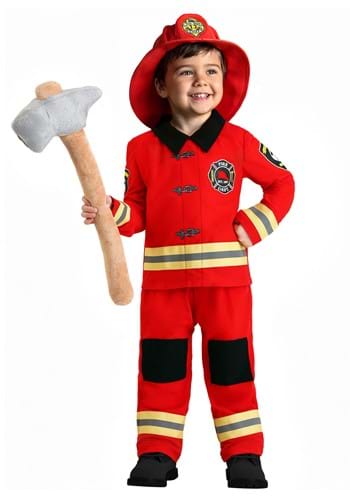 Toddler Friendly Firefighter Costume